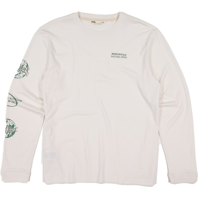 Mons Royale Herren Yonder Merino Organic Cotton Longsleeve