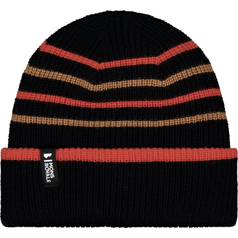 Mons Royale Stripey Merino Mütze