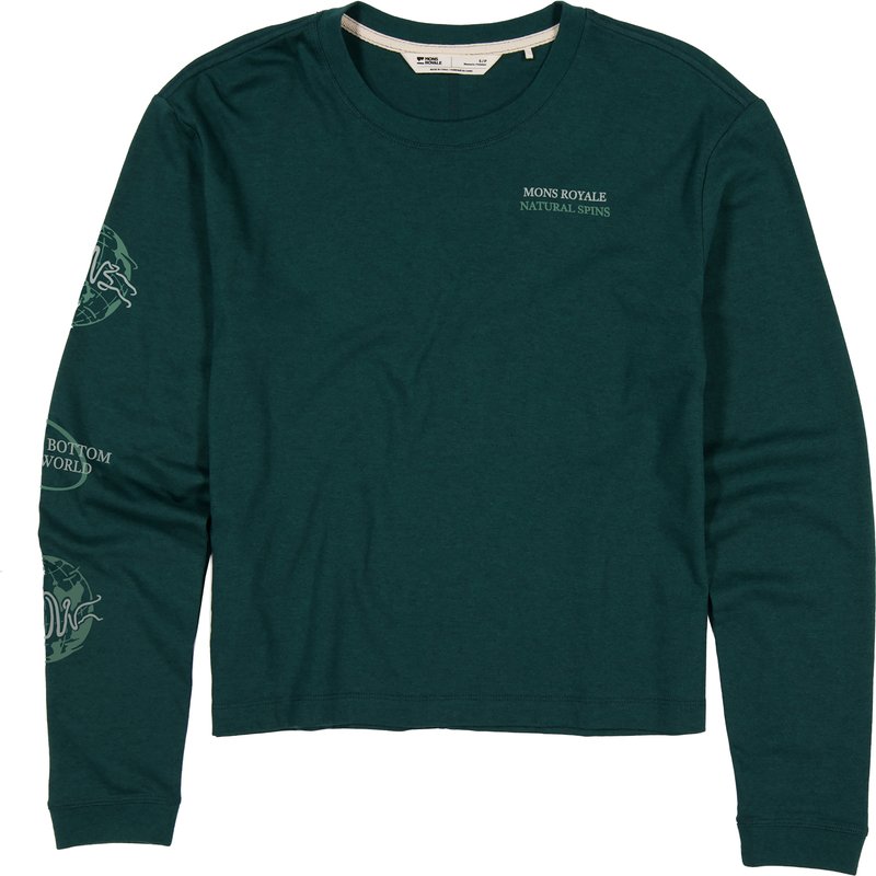 Mons Royale Damen Yonder Merino Organic Cotton Longsleeve