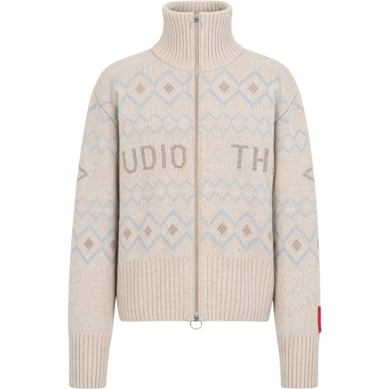 The Mountain Studio Herren Ski Lambswool Pattern Pullover