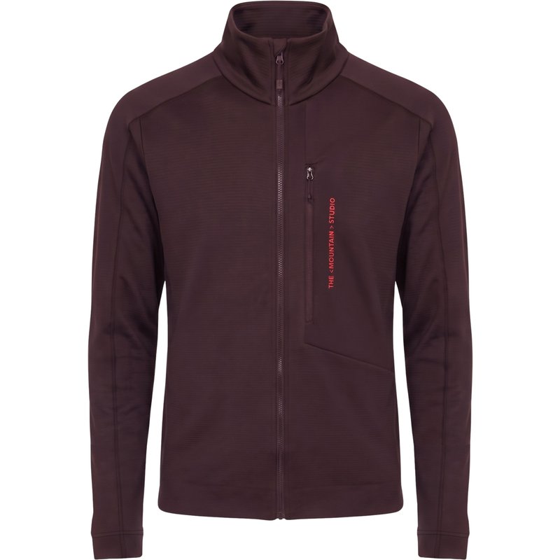 The Mountain Studio Herren Tecno Grid Fleece Jacke