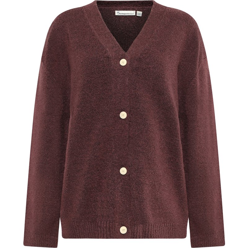 KnowledgeCotton Apparel Damen Soufflé Yarn Cardigan Jacke