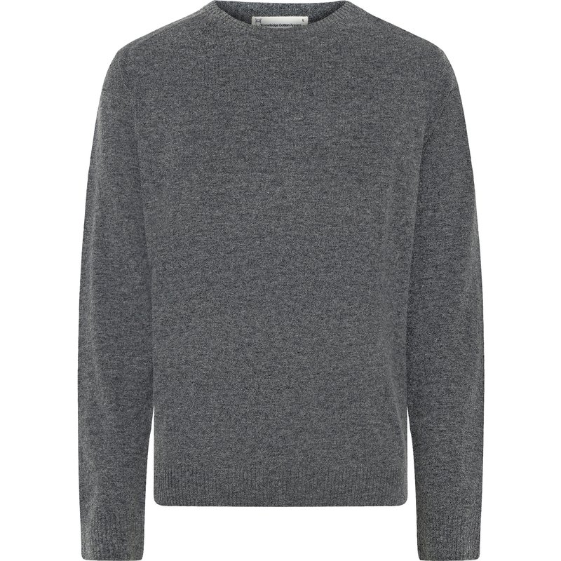 KnowledgeCotton Apparel Herren Lambswool Crew Neck Pullover