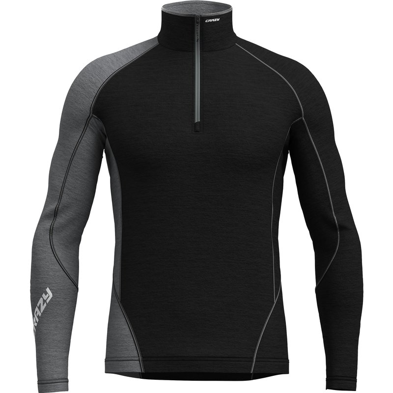 Crazy Herren Fahrenheit Zip Longsleeve