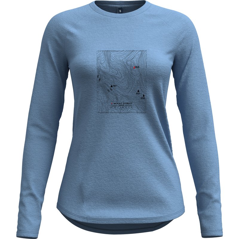 Crazy Damen Merino Logo Longsleeve