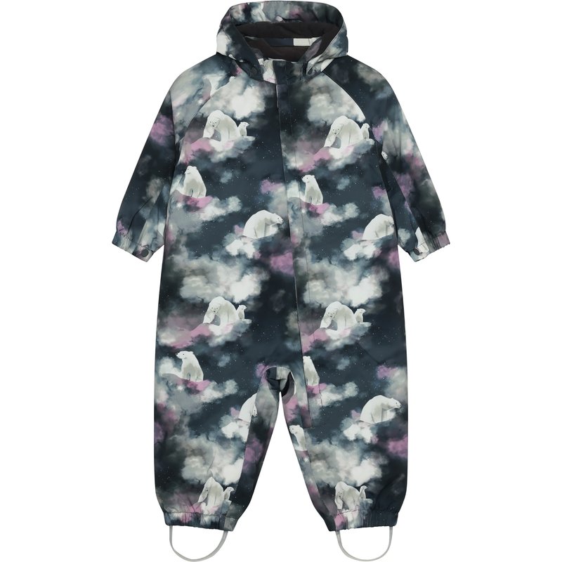 Color Kids Kinder Baby Aop Schneeanzug