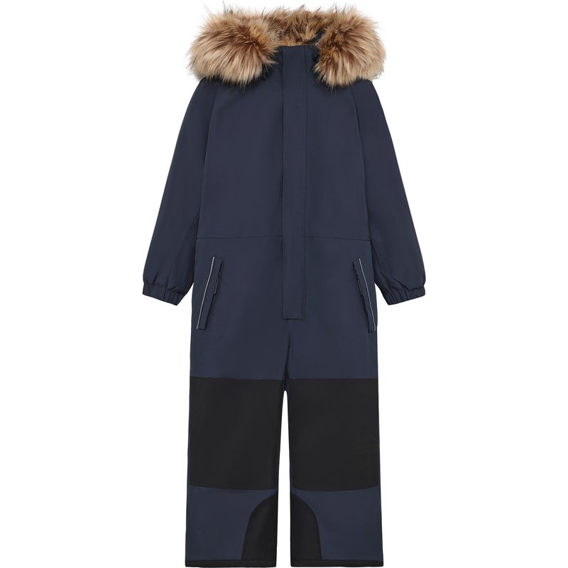 Color Kids Kinder Contrast & Fur Schneeanzug