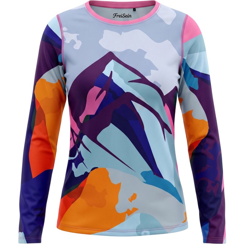 FreiSein Damen WaterColour Longsleeve