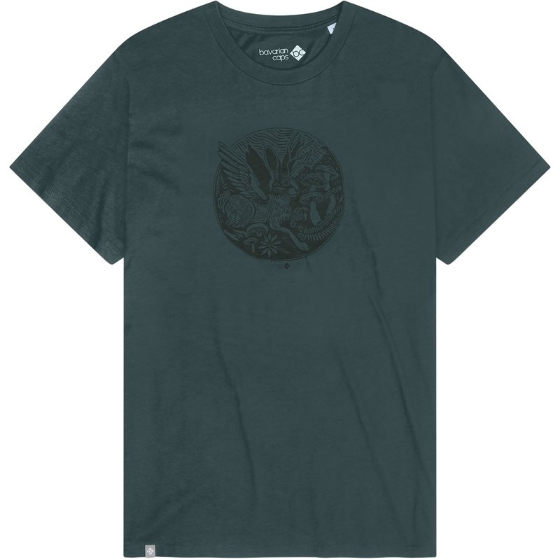 Bavarian Caps Herren Woipadinga Linoprint T-Shirt