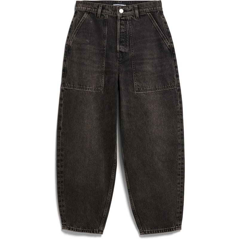 Armedangels Damen Baarly High Worker Barrel Jeans