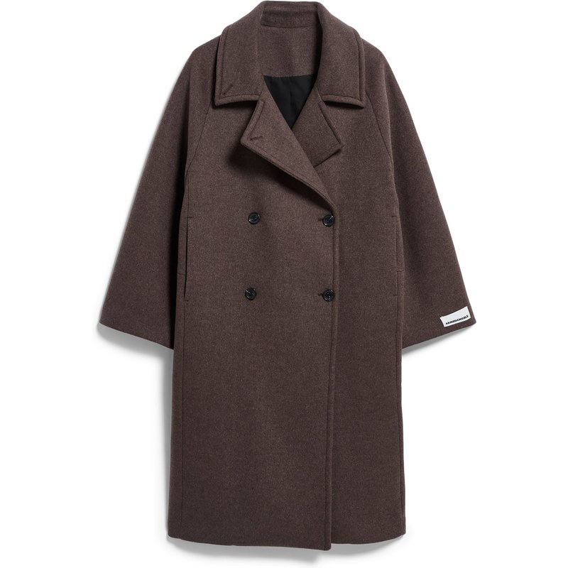 Armedangels Damen Wool Double-Breasted Mantel