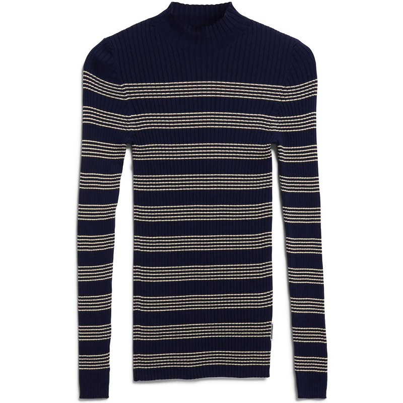 Armedangels Damen Alaania Striped Knit Longsleeve