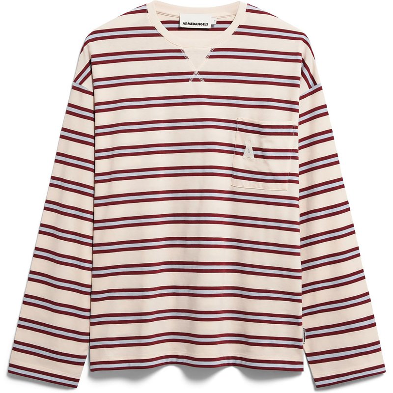 Armedangels Damen Iconic å Fietaa Stripe Longsleeve