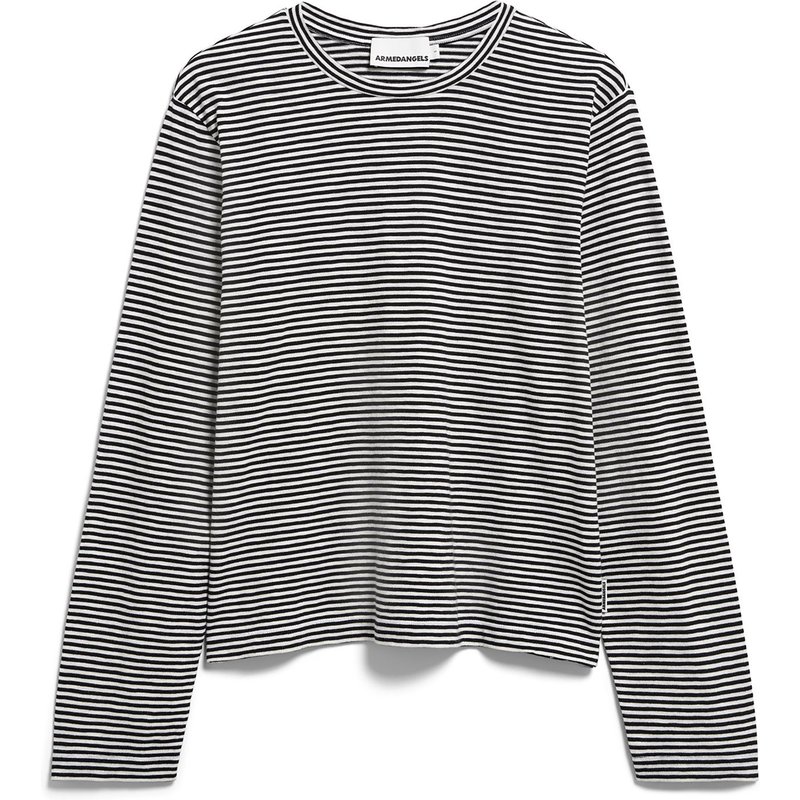 Armedangels Damen Slub Jersey Stripe Longsleeve