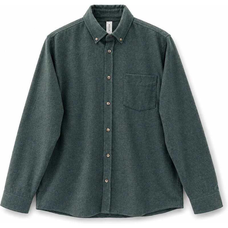 Mazine Herren Melange Flannel Hemd