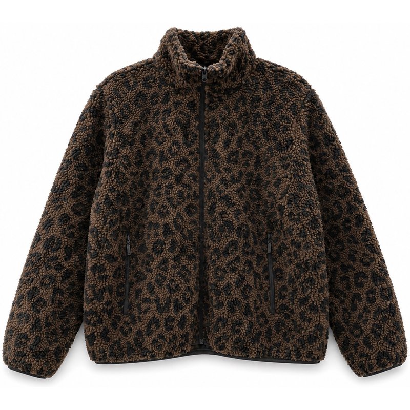 Mazine Damen Printed Sherpa Jacke