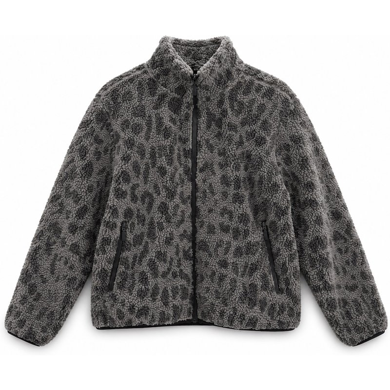 Mazine Damen Printed Sherpa Jacke