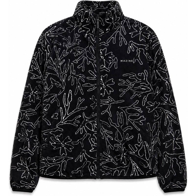 Mazine Damen Printed Fleece Jacke
