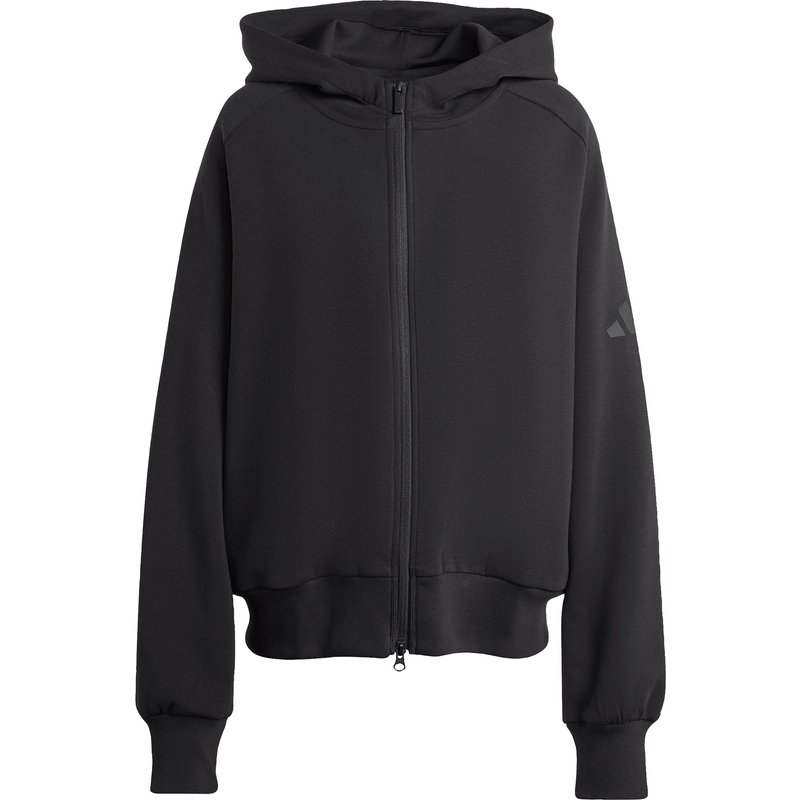 adidas Damen Soft Lux Zip Hoodie Jacke