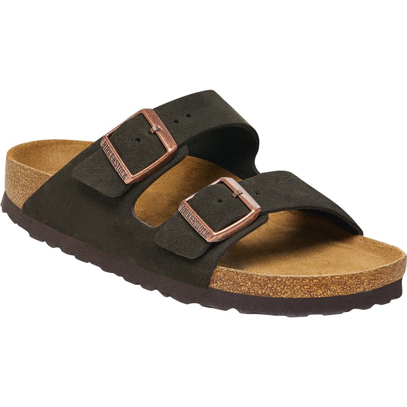 Birkenstock Herren Arizona Soft Footbed Suede Leather Sandale