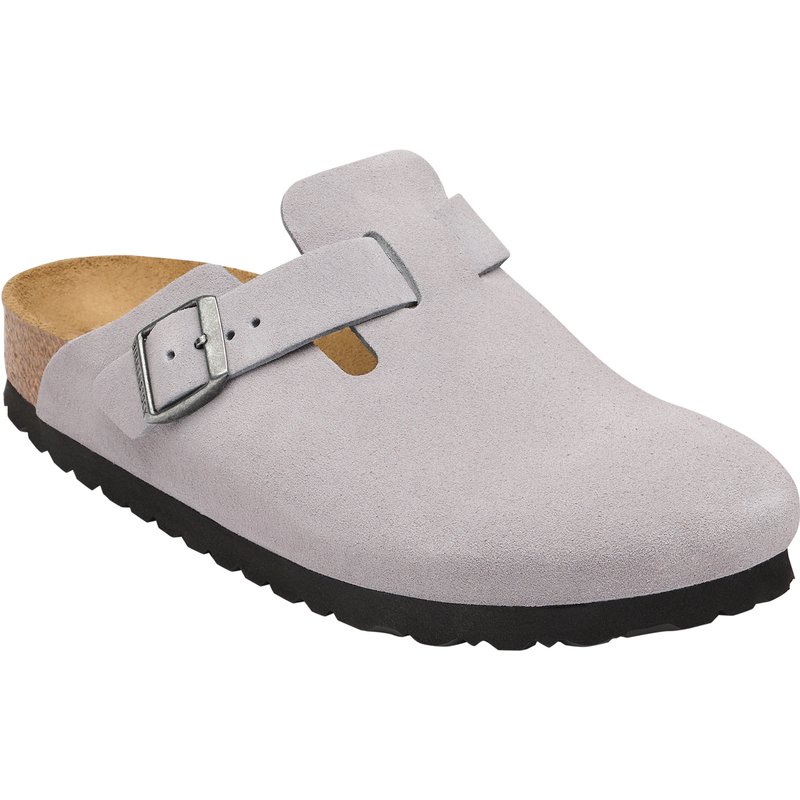 Birkenstock Damen Boston Suede Leather Sandalen