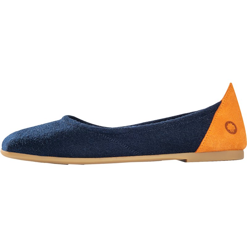 Baabuk Damen Wool Ballerina Schuhe