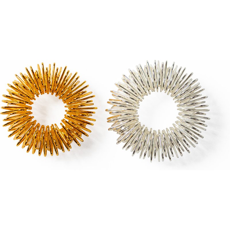 YY Vertical Acupuncture Ring 2er Set