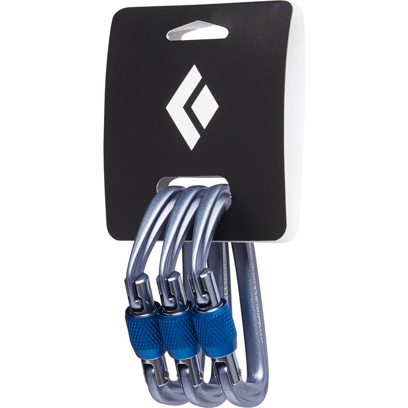 Black Diamond Hotforge Screwgate Karabiner 3er Pack
