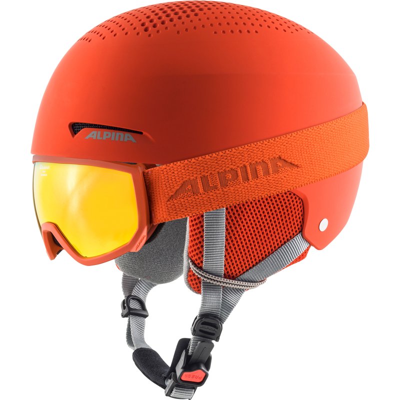 Alpina Kinder Zupo+Scarabeo Jr. Set Skihelm