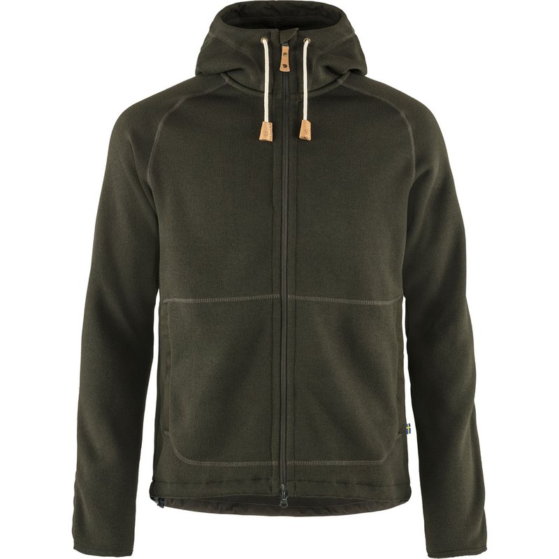 Fjällräven Herren Övik Fleece Hoodie Jacke