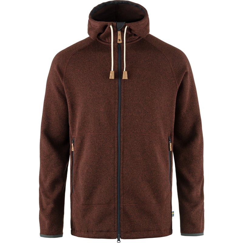 Fjällräven Herren Övik Fleece Hoodie Jacke