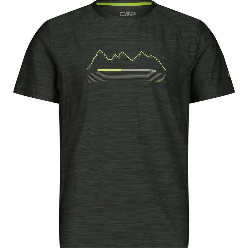 CMP Herren Melange Print T-Shirt