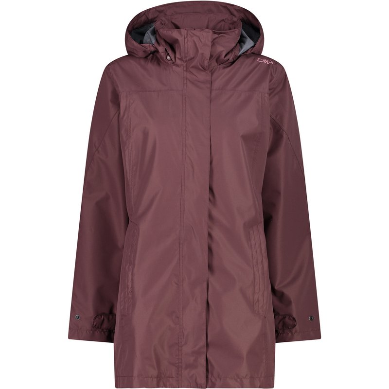 CMP Damen Rain Hoodie Button Jacke