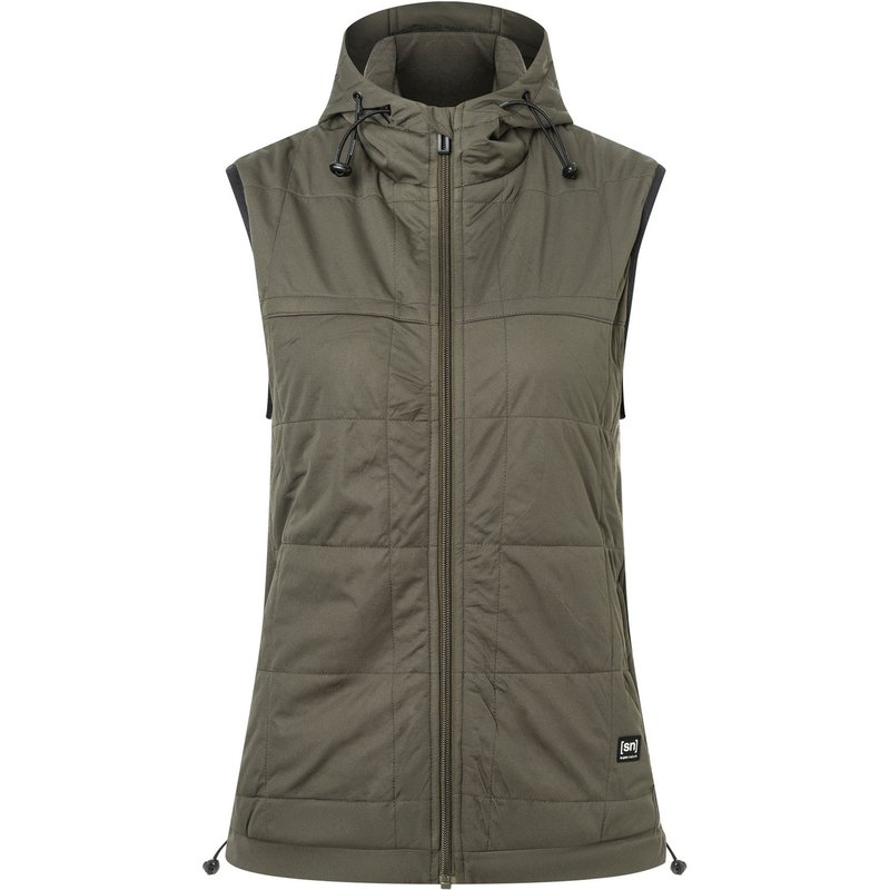 Super.Natural Damen Comfort Hoodie Weste