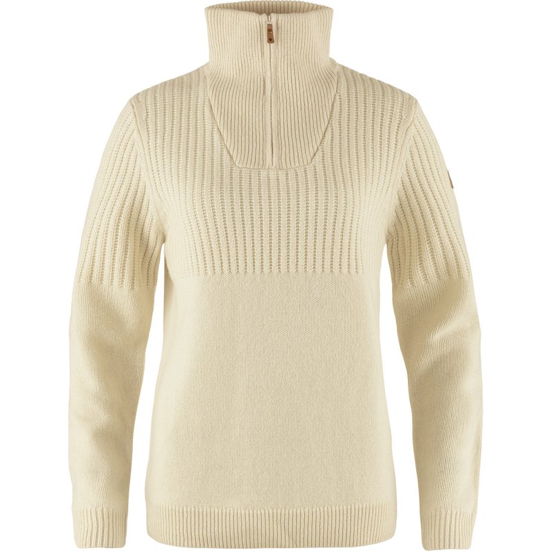 Fjällräven Damen Övik Half Zip Knit Pullover