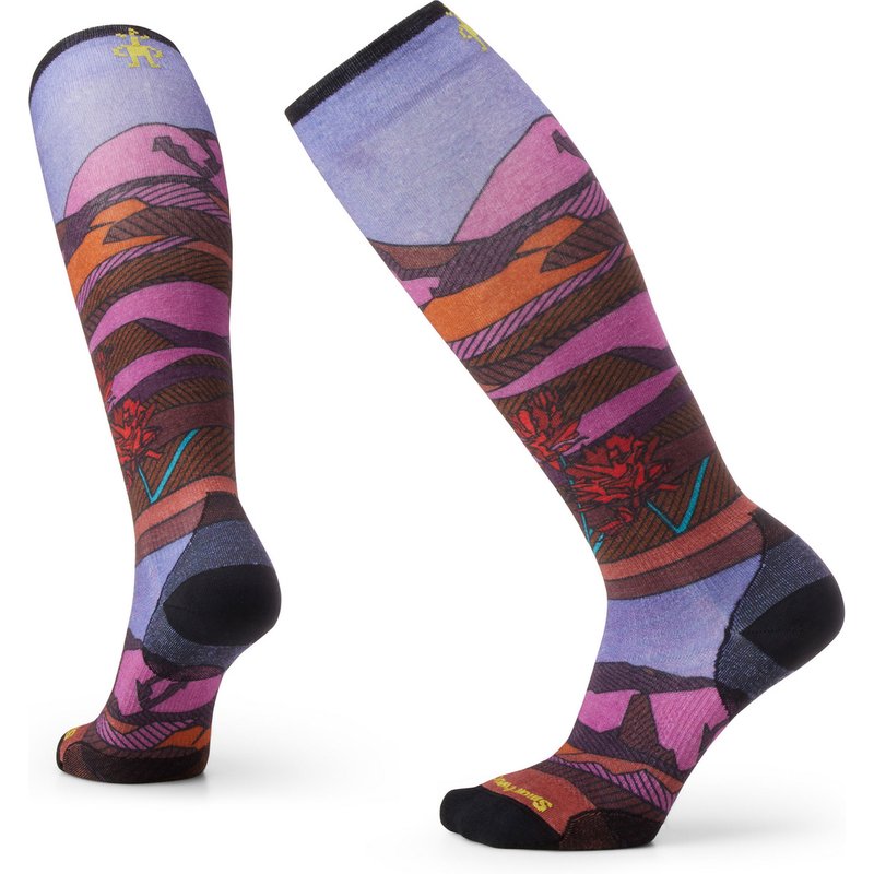 Smartwool Damen Ski Zero Cushion Floral Field Print OTC Socken