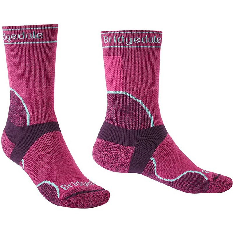 Bridgedale Damen Trail Run Midweight T2 Merino Crew Socken