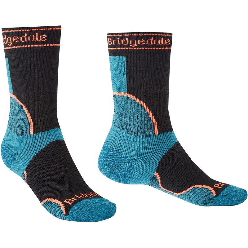 Bridgedale Damen Trail Run Midweight T2 Merino Crew Socken