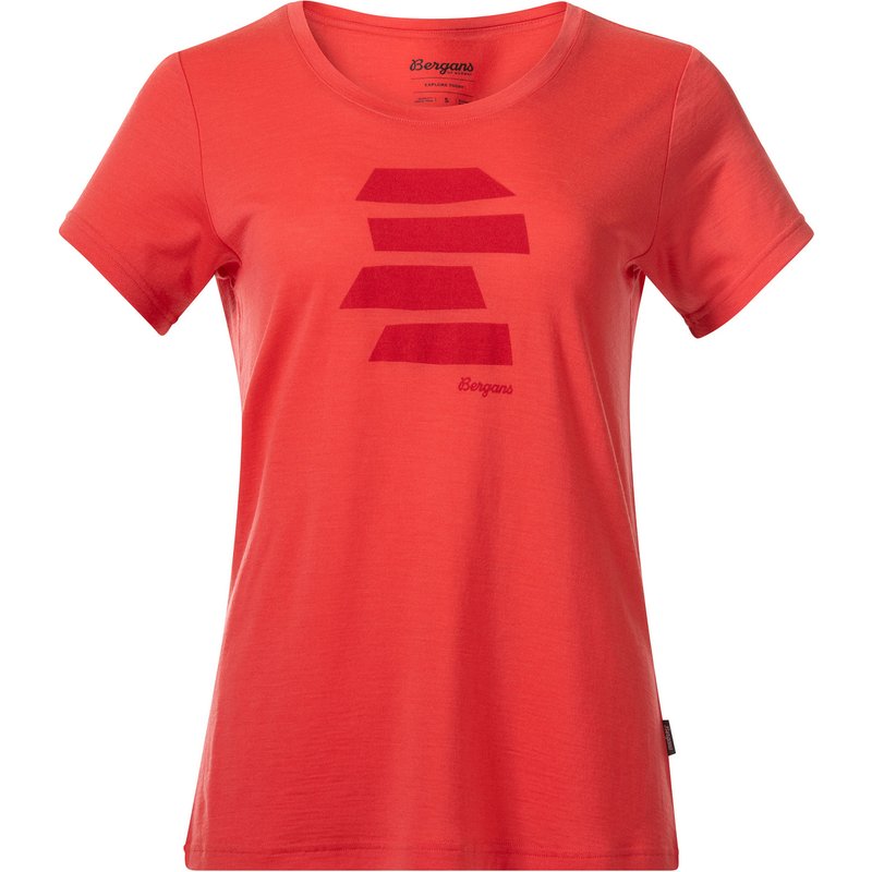 Bergans Damen Rabot Mount Wool T-Shirt
