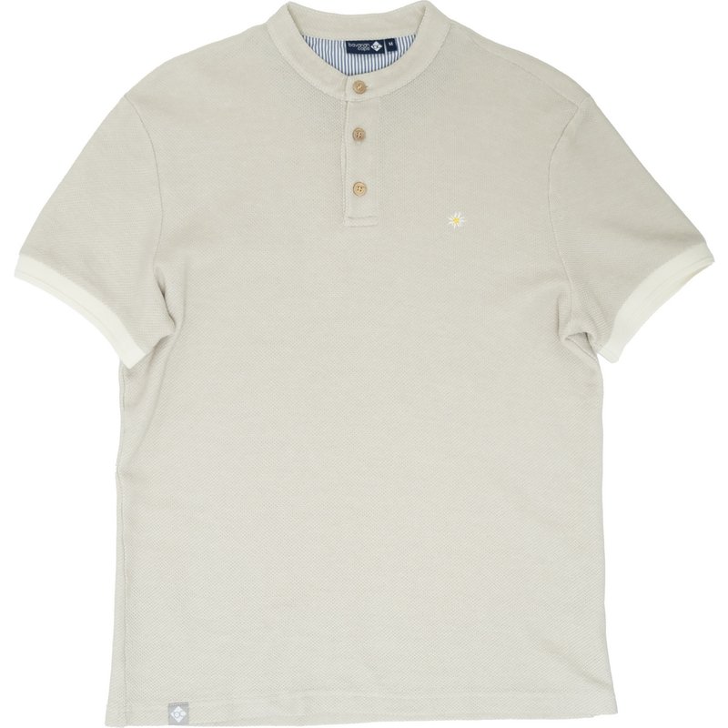 Bavarian Caps Herren Edelweiß Feinstrick Polo T-Shirt