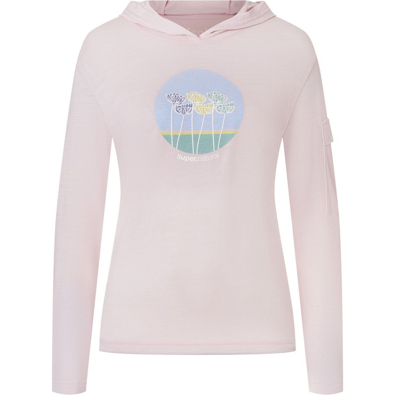 Super.Natural Damen Tulips Light P Hoodie