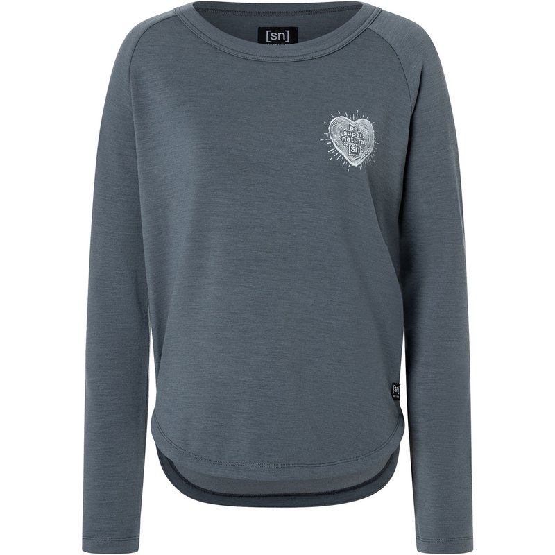 Super.Natural Damen Little Heartwood Crew Pullover