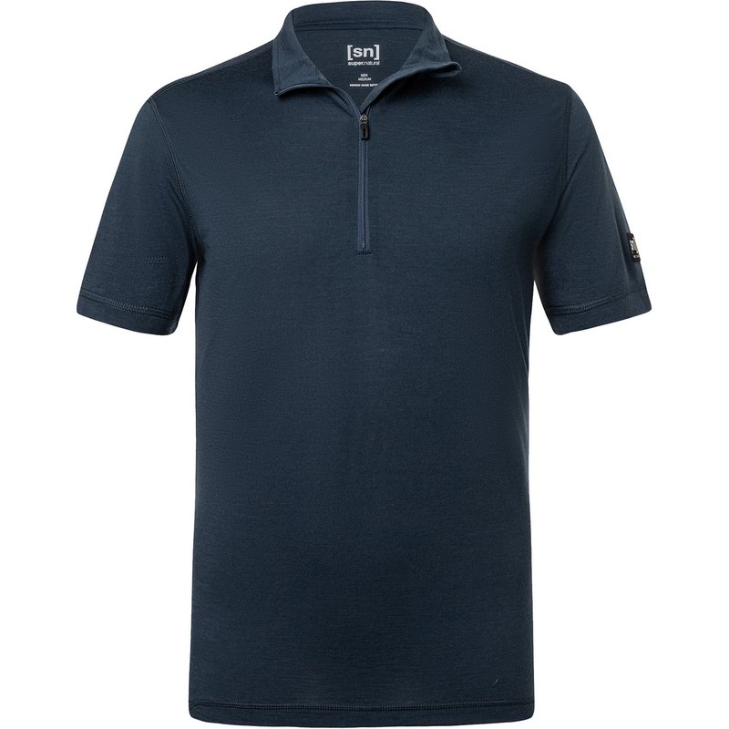Super.Natural Herren Tundra175 Zip 1/4 T-Shirt