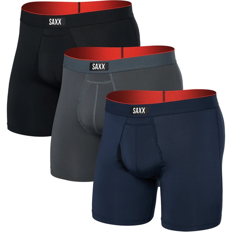 Saxx Underwear Herren Multi-Sport Mesh 3er Pack Boxer