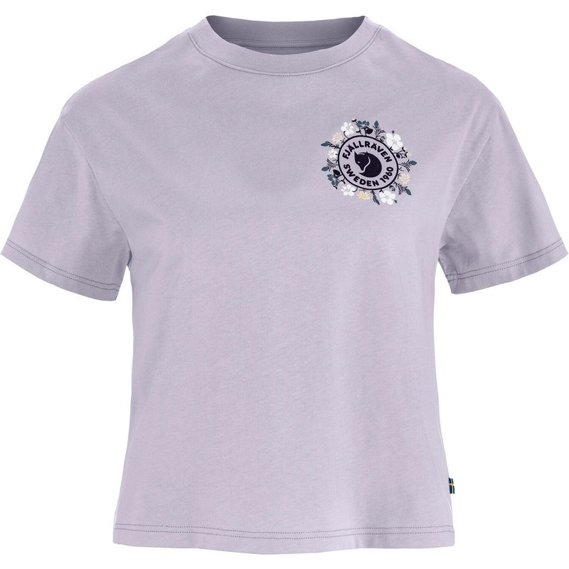 Fjällräven Damen Fjällblomster Logo T-Shirt