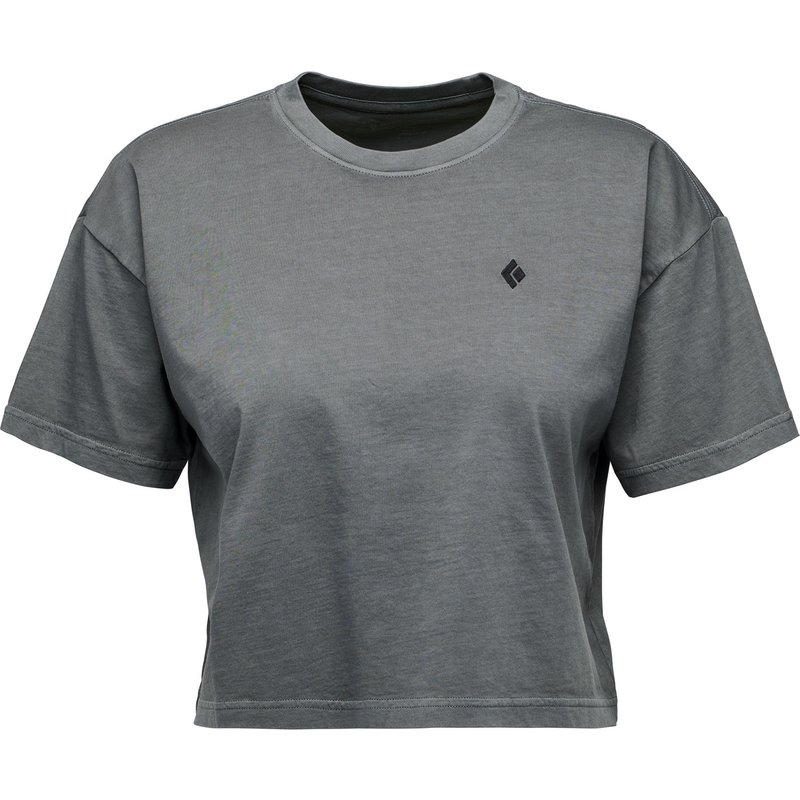 Black Diamond Damen Diamond Crop T-Shirt
