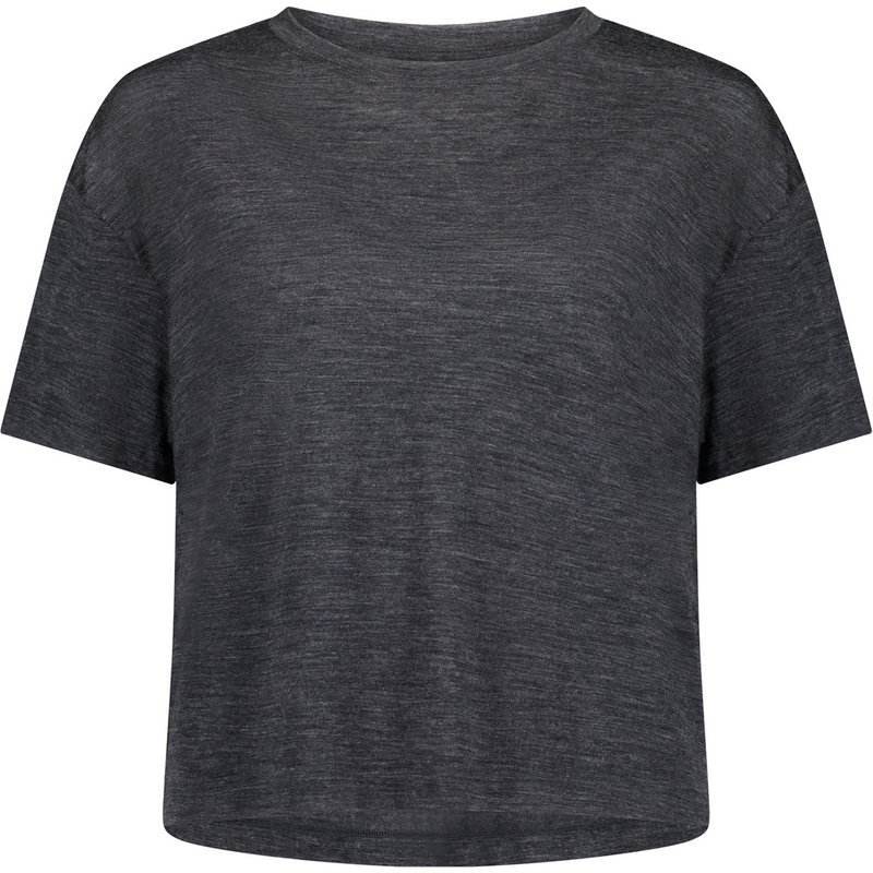 Mons Royale Damen Zephyr Merino Tencel Boxy T-Shirt