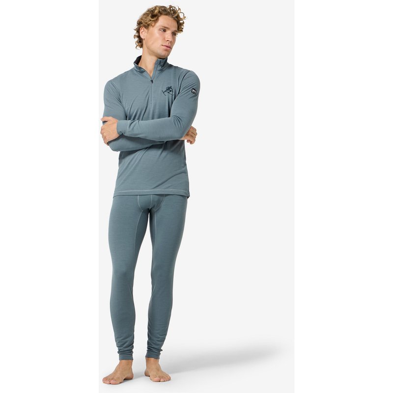 Super.Natural Herren Tundra175 Toni Zip 1/4 Longsleeve