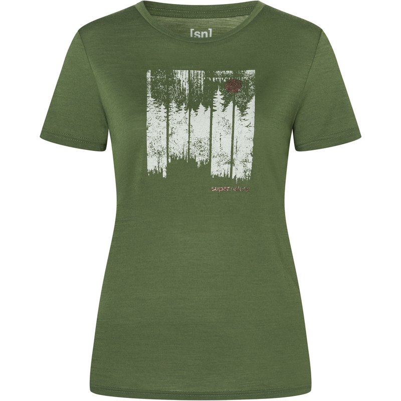 Super.Natural Damen Wonder Wald T-Shirt