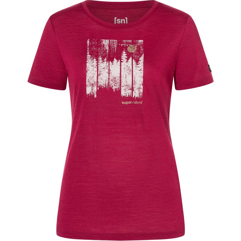 Super.Natural Damen Wonder Wald T-Shirt